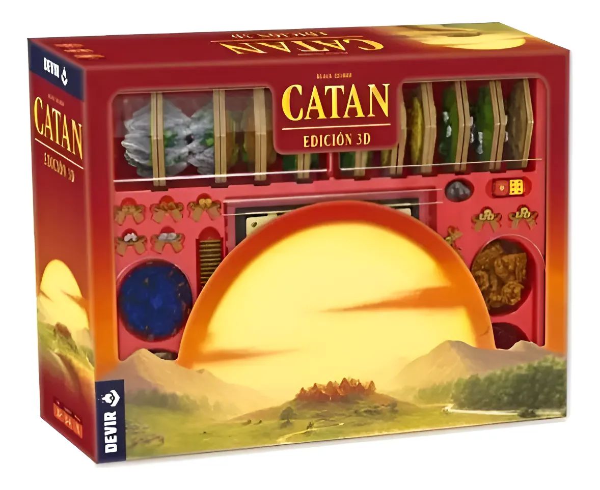 Devir Catan Edición 3d En Español Original Coleccionable