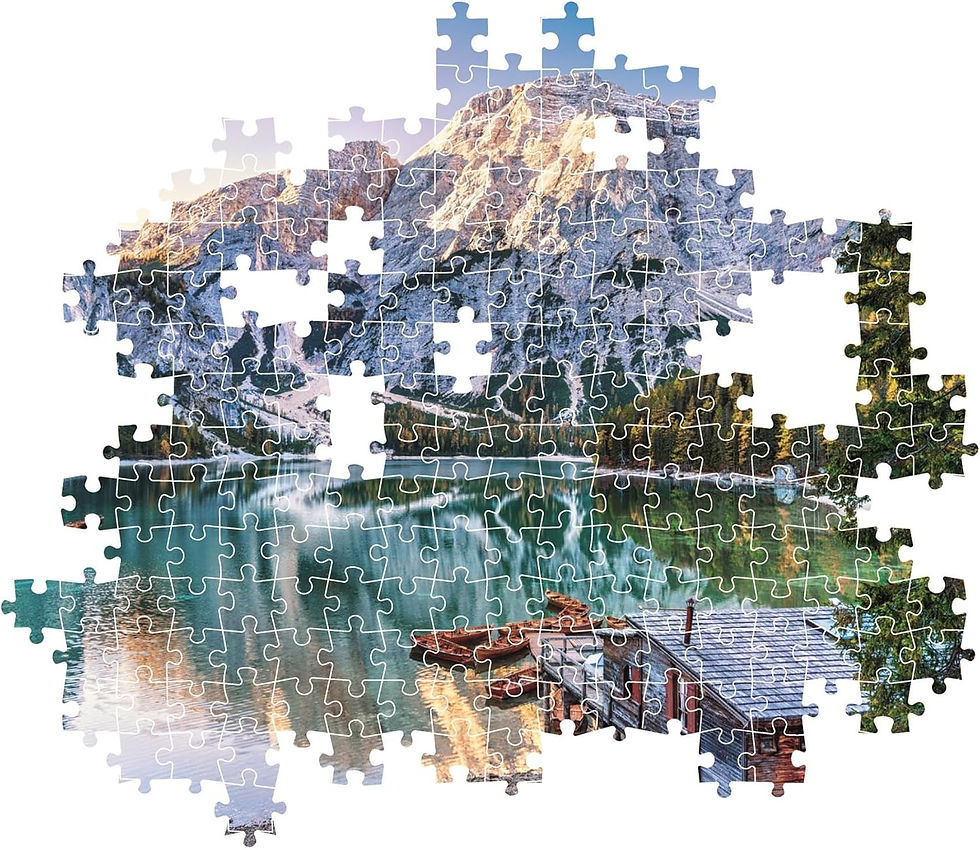 Miniatura: Rompecabezas 1000 piezas Lago Braies Italia
