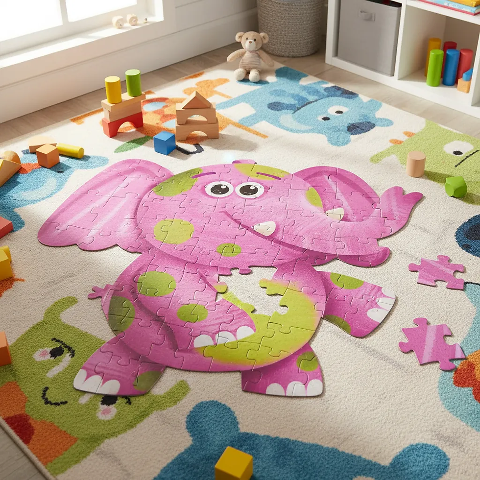 Miniatura: Rompecabezas Jumbo Elefante 48 Piezas Para Niños