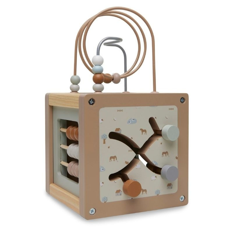 Miniatura: Cubo Didáctico De Actividades De Madera Para Niños