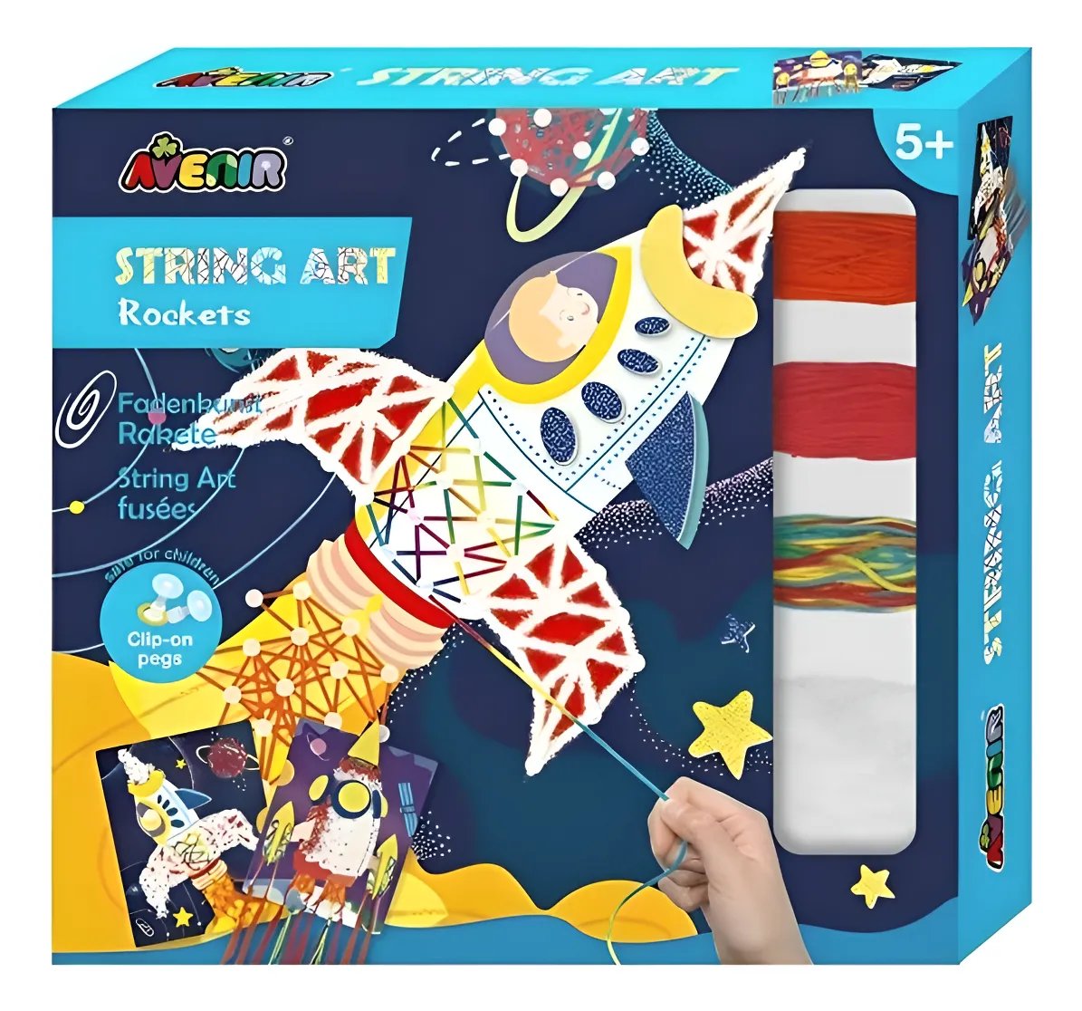 Set Arte Y Diseño Con Hilos El Espacio