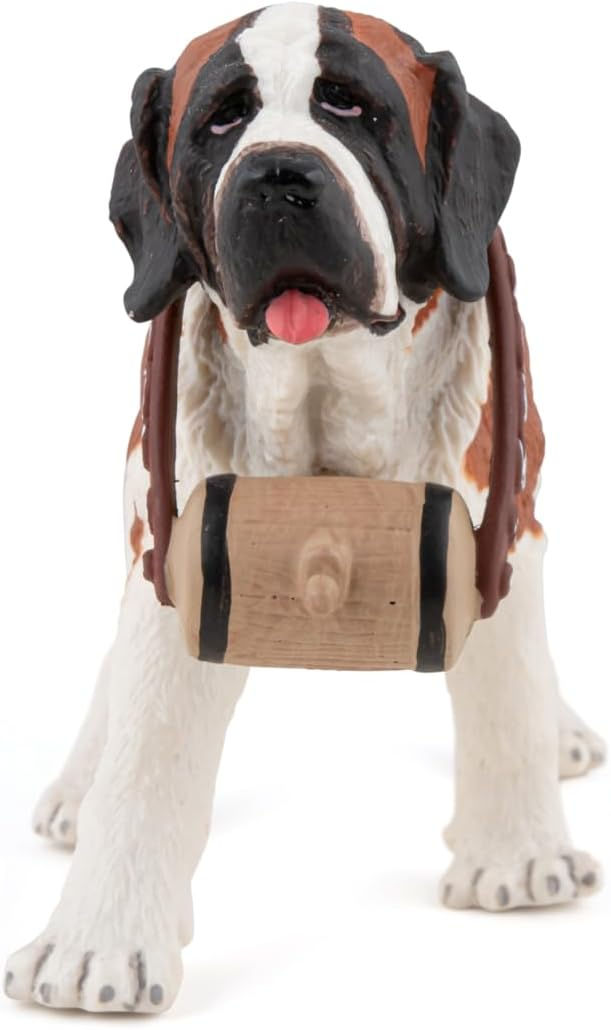 Miniatura: Figura Coleccionable San Bernardo Pintada A Mano