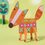 Miniatura: Set De Arte Y Manualidades Animales Del Jardin Con Stickers