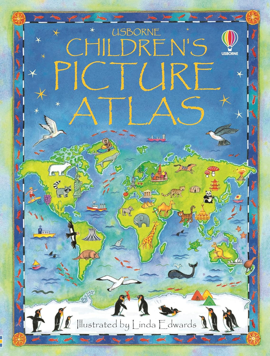 Libro Didáctico Atlas Ilustrado Usbone Para Niños