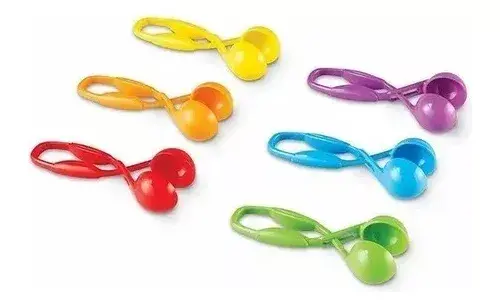 Pinza 1 Unidad Motricidad Fina Cuchara Azul