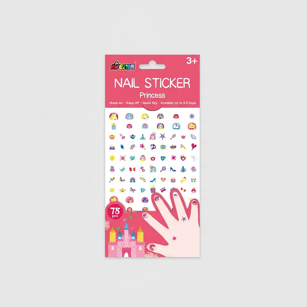 Miniatura: Set De Arte De Stickers Para Uñas Princesas