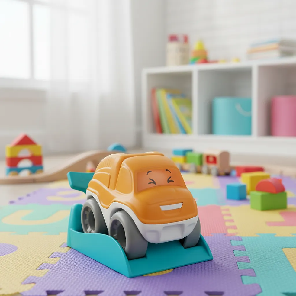 Miniatura: Carro De Juguete Giros Locos naranja para Bebes