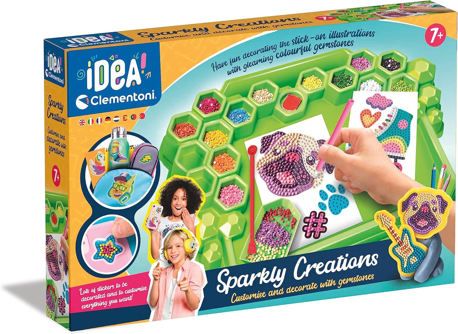 Juego Decoraciones Con Gemas Para Niños
