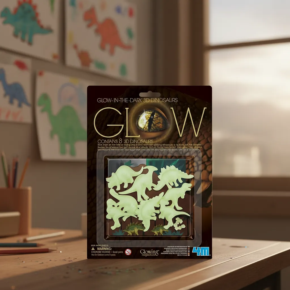 Miniatura: kit Dinosaurios Brillan En La Oscuridad para niños