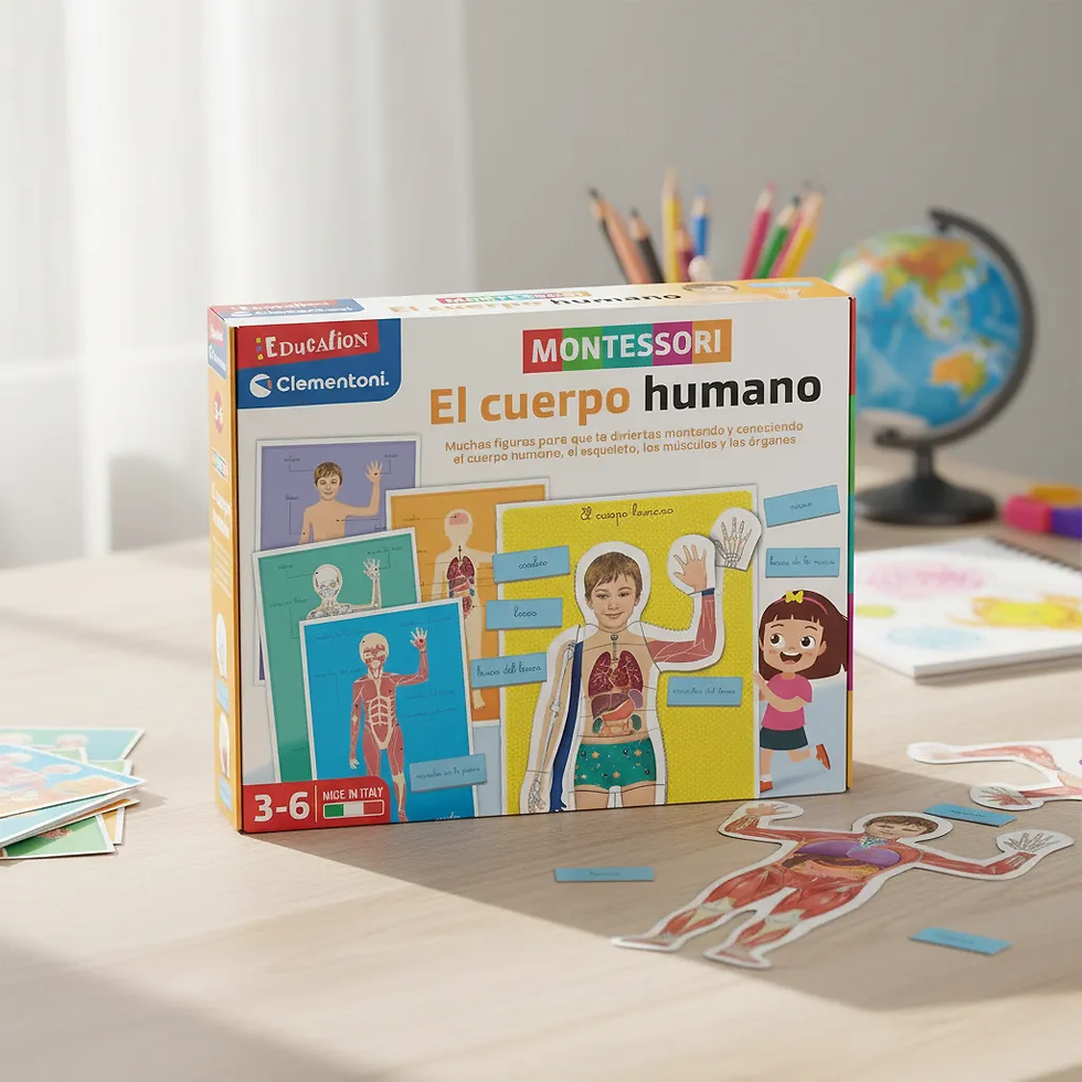 Miniatura: Juego Montessori El Cuerpo Humano Para Niños