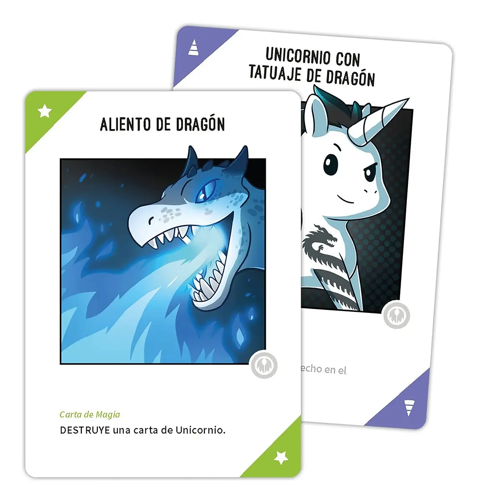 Miniatura: Juego De Mesa Unstable Unicorns Dragones Expansión Español