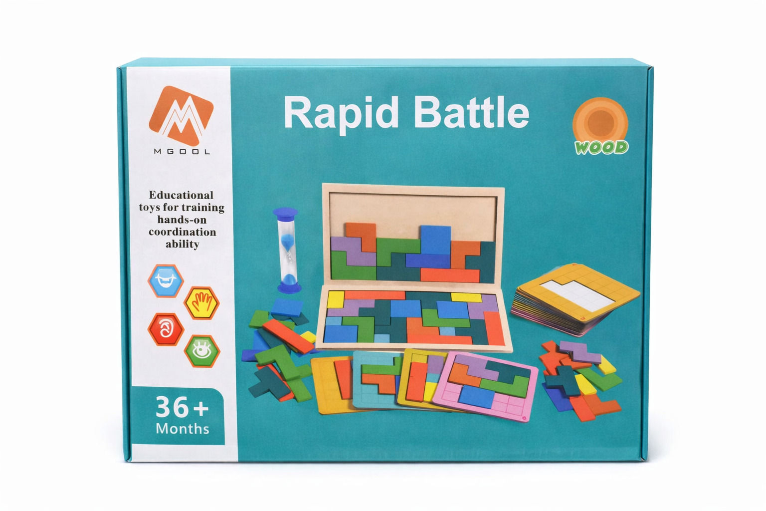 Juego De Mesa Madera De Velocidad Mental Para Niños Familia