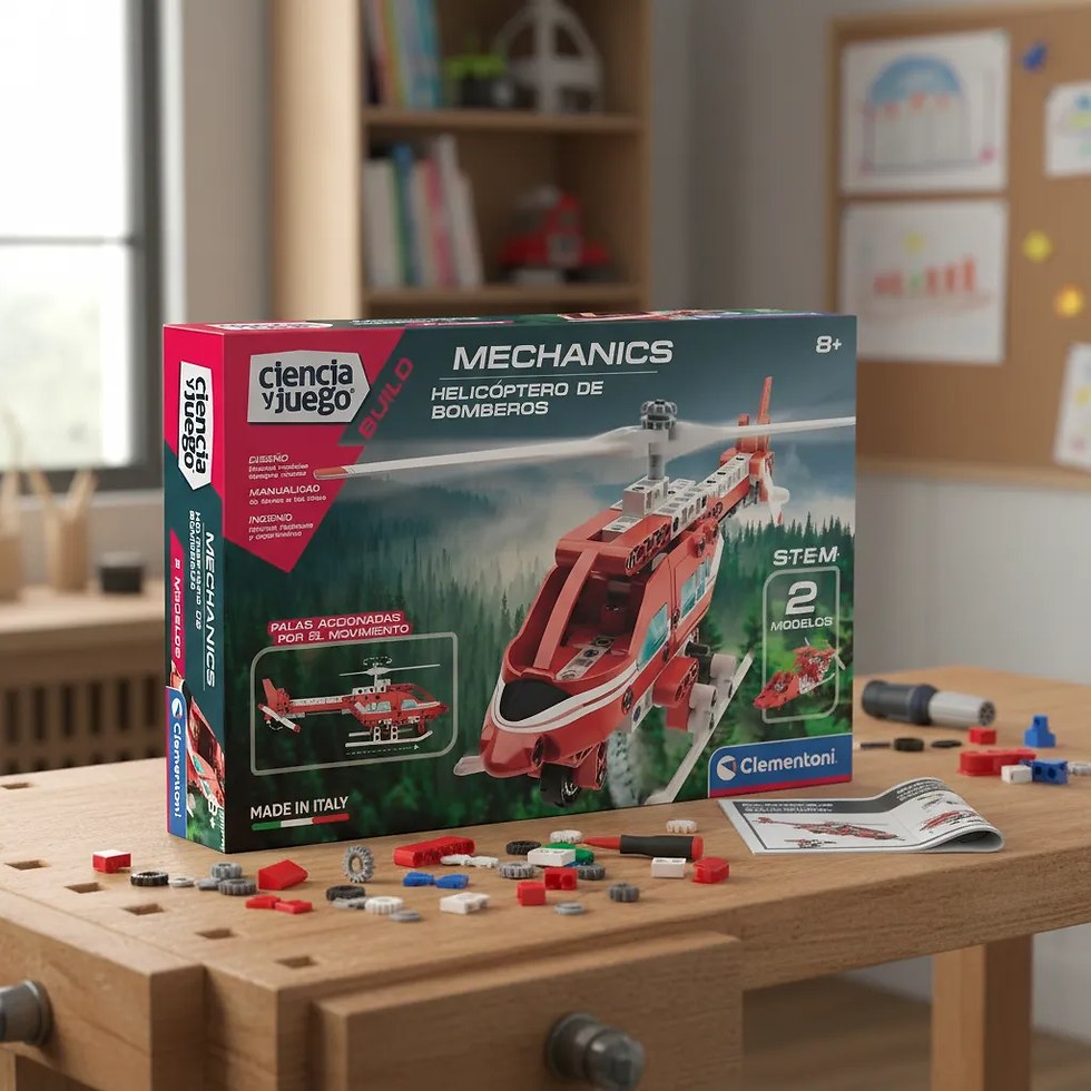 Miniatura: Juego Construcción Helicópteros de Rescate Niños