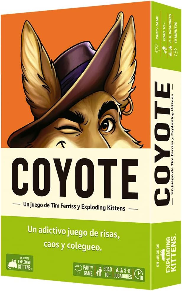 Juego De Mesa Cartas Coyote Estrategia Para Niños Familia