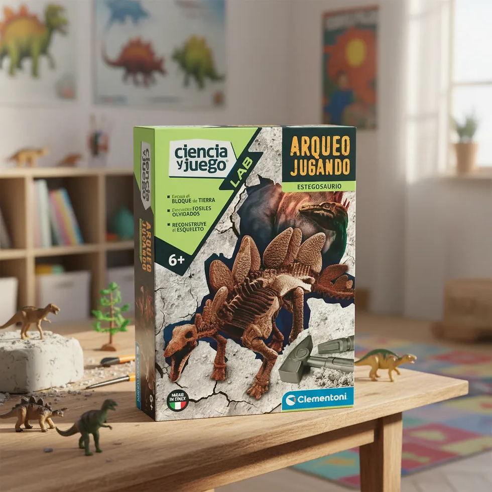 Miniatura: Juego De Ciencia Kit Excavación Stegosaurus Realidad Niños