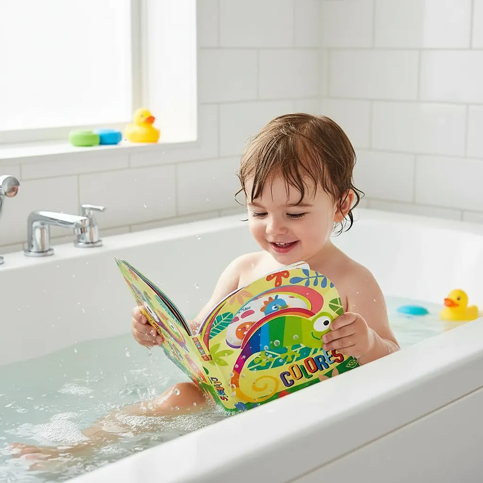Miniatura: Libro Didáctico Ilustrado Para El Baño Colores Para Niños