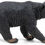Miniatura: Figura Oso Negro Americano Pintada A Mano papo