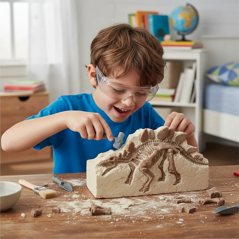 Miniatura: Juego De Ciencia Kit Excavación Stegosaurus Realidad Niños