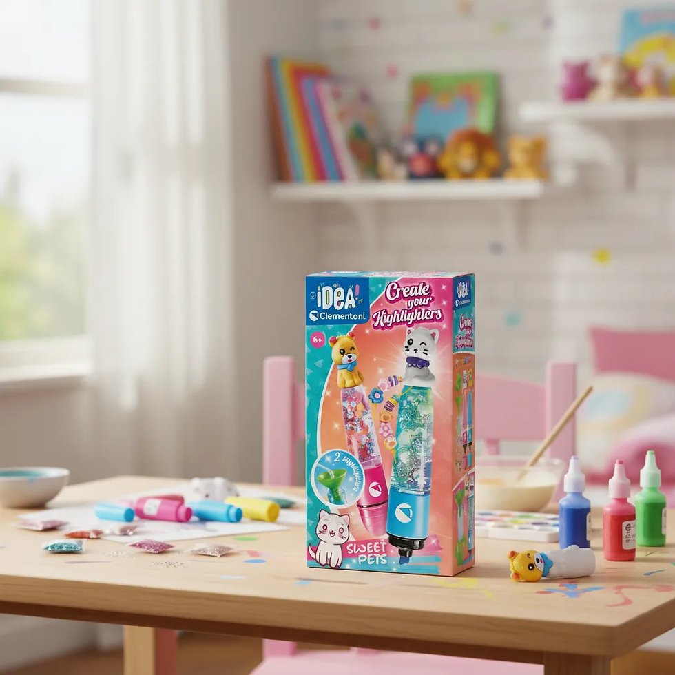Miniatura: Juego Kit Crea Resaltadores Animales Fantásticos Para Niños