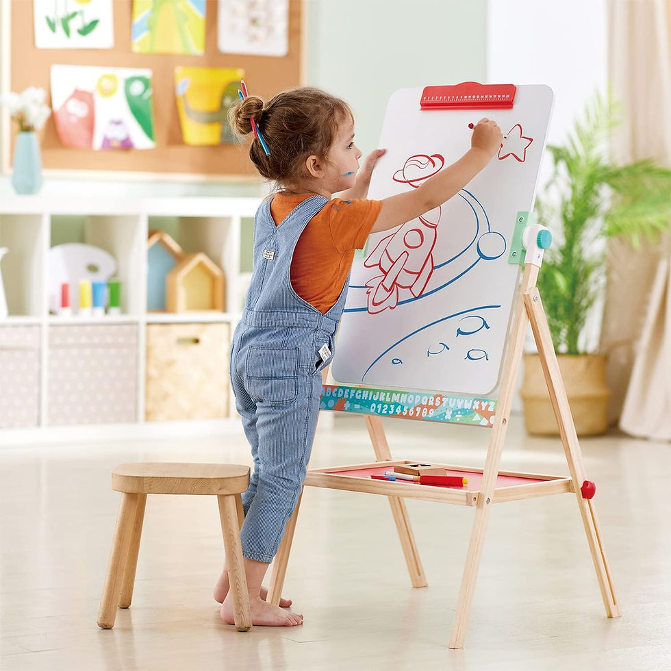 Miniatura: Juguete Didáctico Tablero Plegable Doble Cara Para Niños