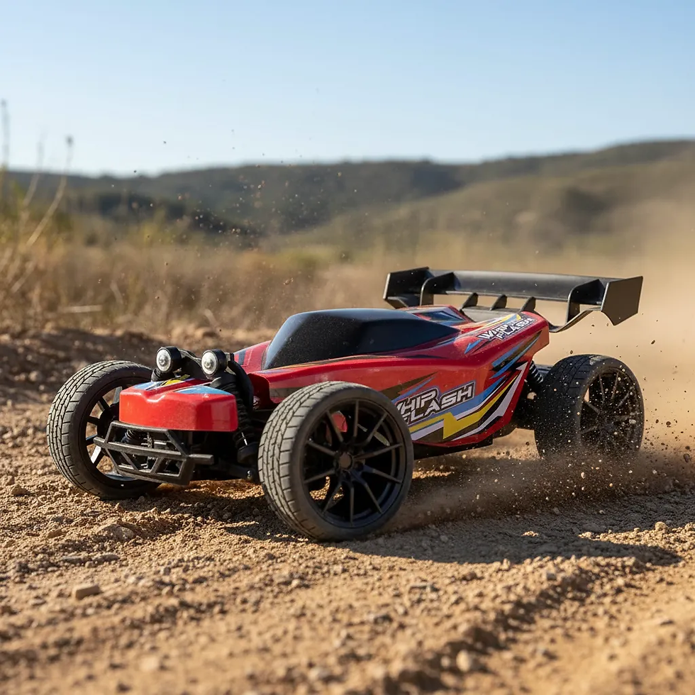 Miniatura: Carro A Control Whip Flash Buggy Rojo Para Niños Y Adultos