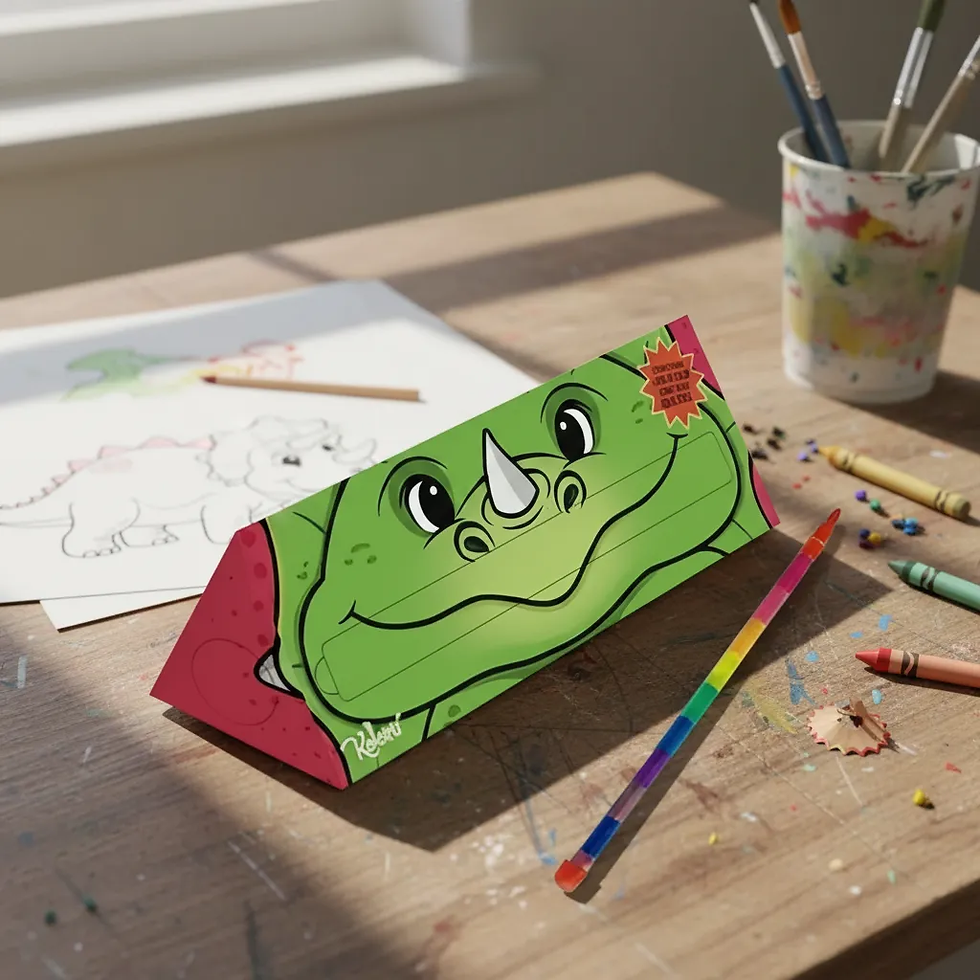Miniatura: Pergamino para colorear Jurásico