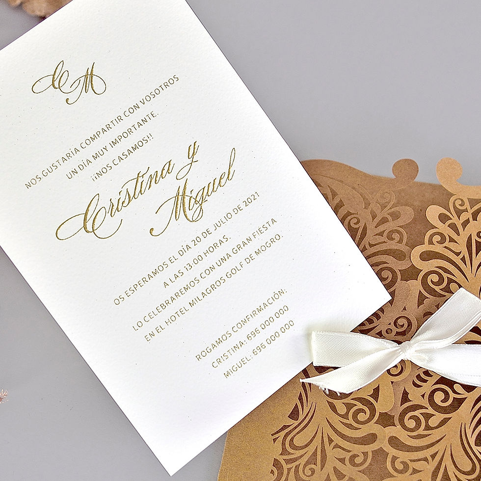 Miniatura: Invitación Troquelada 39746
