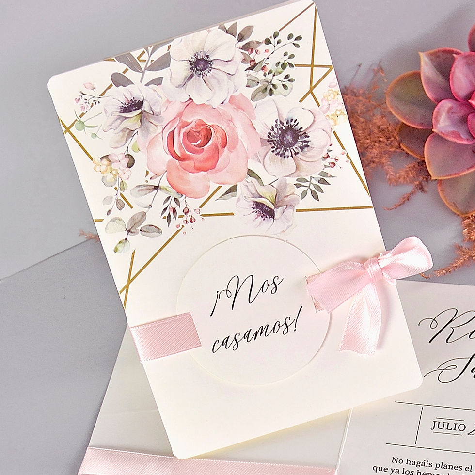 Miniatura: Invitación Rosa 39723