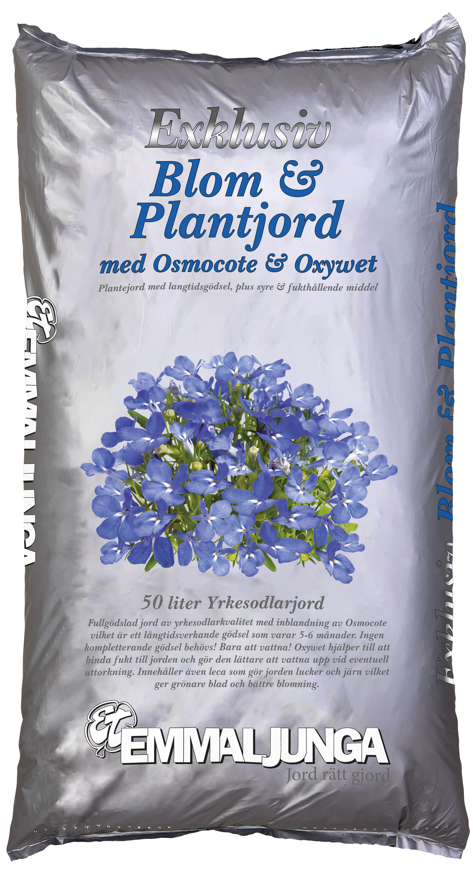Exklusiv Blom och Plantjord med Osmocote 50 liter
