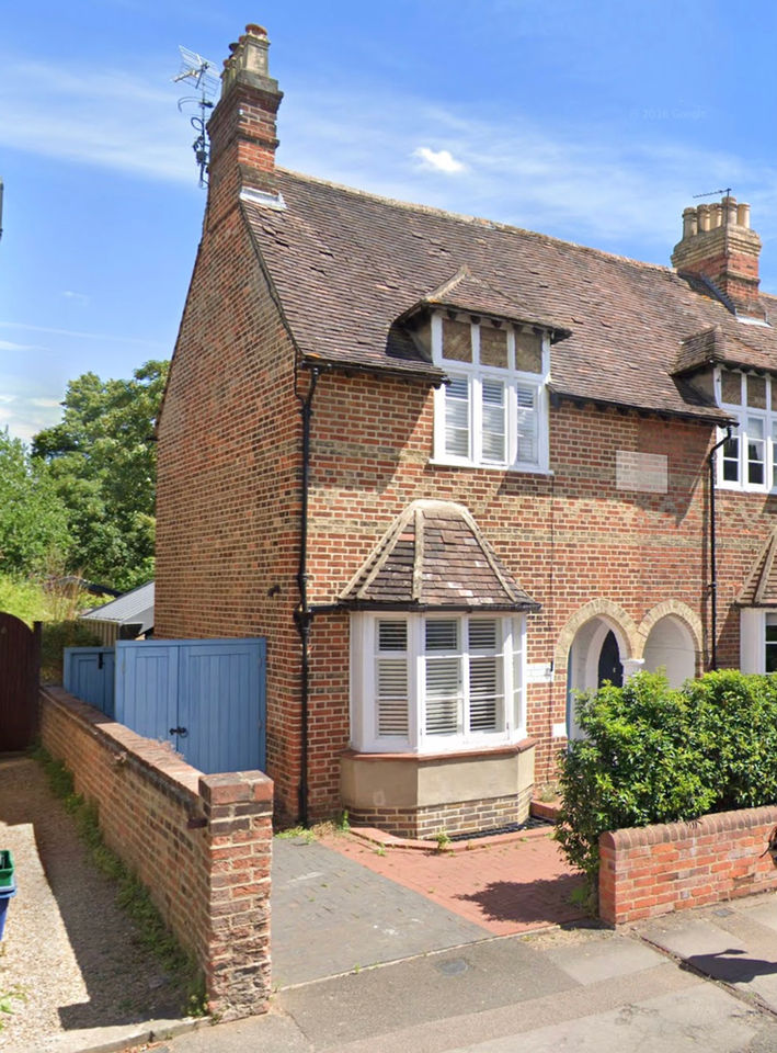 red brick terraced period property