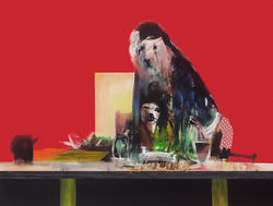 le banquet, 89x116 cm