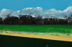 paysage au minimum 6, 27x41cm