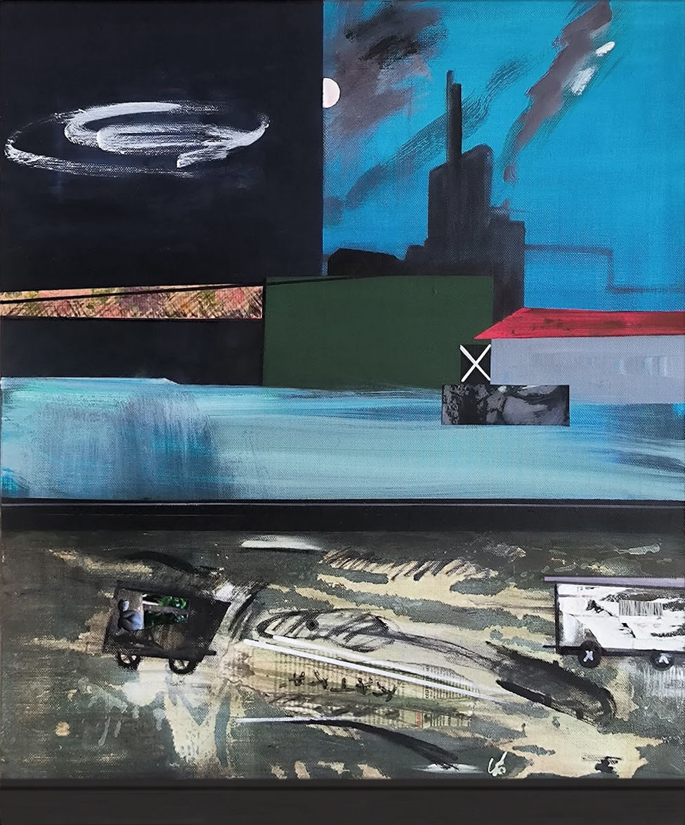 katka/inchal - ici ou là, 73x60 cm