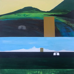 caché/isolé, 80x80 cm