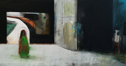 parce que Bernard-marie Koltès, 40 x 80 cm, 2018