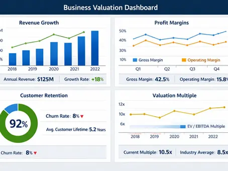 Person in a suit reading a business newspaper, "Business" headline visible. Background has a blurred plant, creating a focused, professional mood.