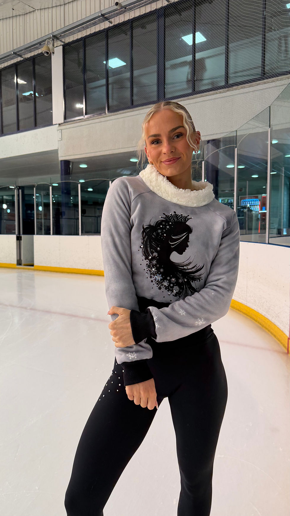 Thumbnail: Royal Cropped Sweater Ice Queen By Suzi Murray