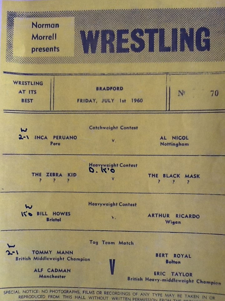 MASKS AND MEMORIES!ZEBRA KID VS BLACK MASK!! Talkwrestling