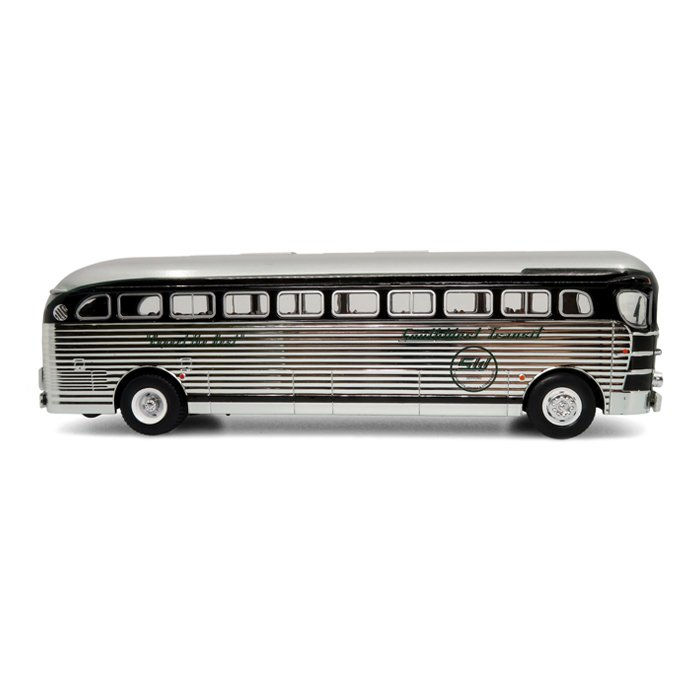 Thumbnail: 43-0376 1:43 GM PD4151 Silversides coach Southwest Transit
