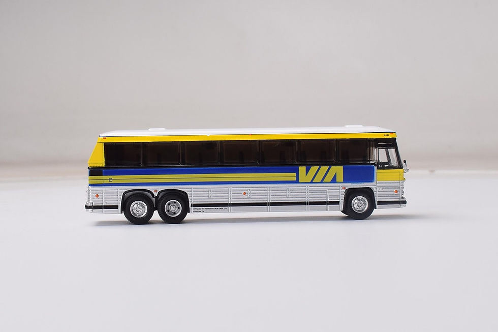 Thumbnail: 87-0230 / 1:87 1984 MCI MC-9 VIA Rail “SPECIAL “ custom destination 