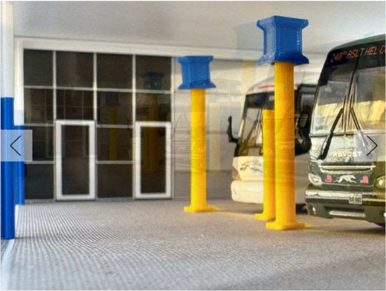 Thumbnail: 87-0599 1:87 Greyhound bus depot  (Station -Tucson AZ)