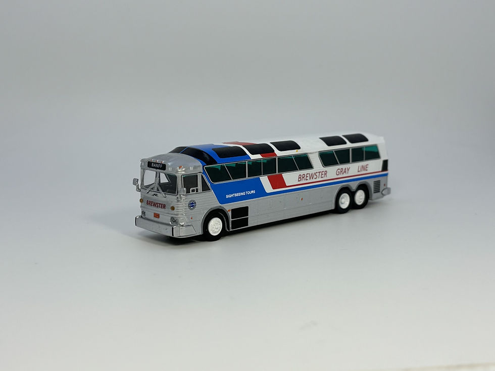 Thumbnail: 87-0257 *CUSTOM* 1:87 1970 MCI MC-7  Brewster Gray Line "BANFF"