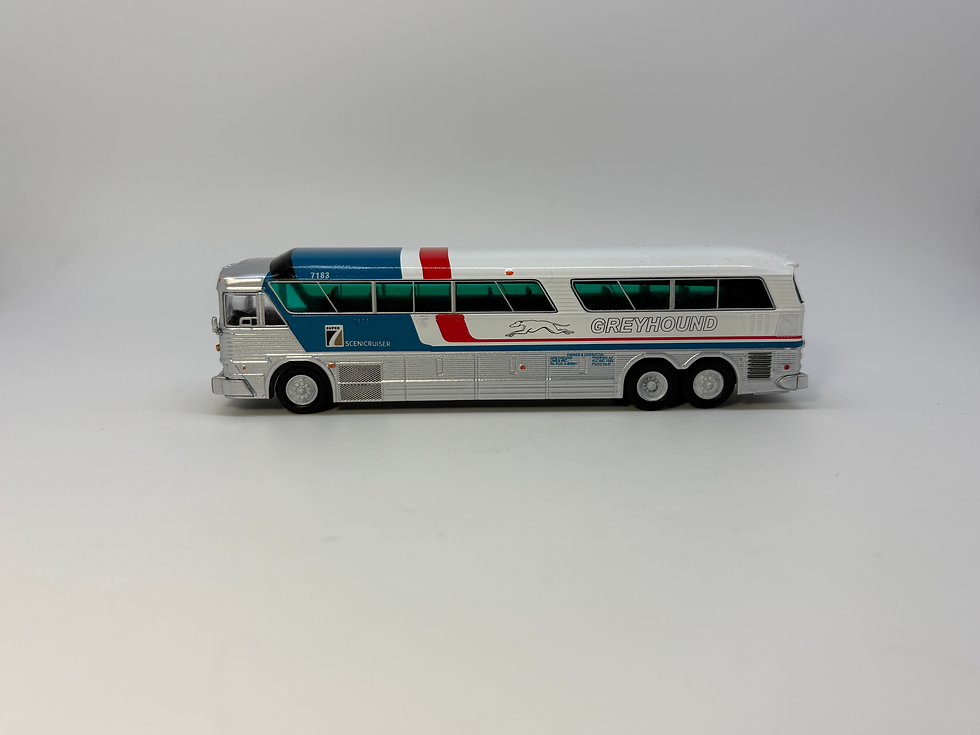 Thumbnail: 87-0183  *MODIFIED * 1:87 MCI MC-7 motor coach destination ‘WASHINGTON”