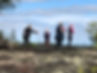Group hiking the Convicts Trail in Wisemans Ferry on a weekend fitness retreat