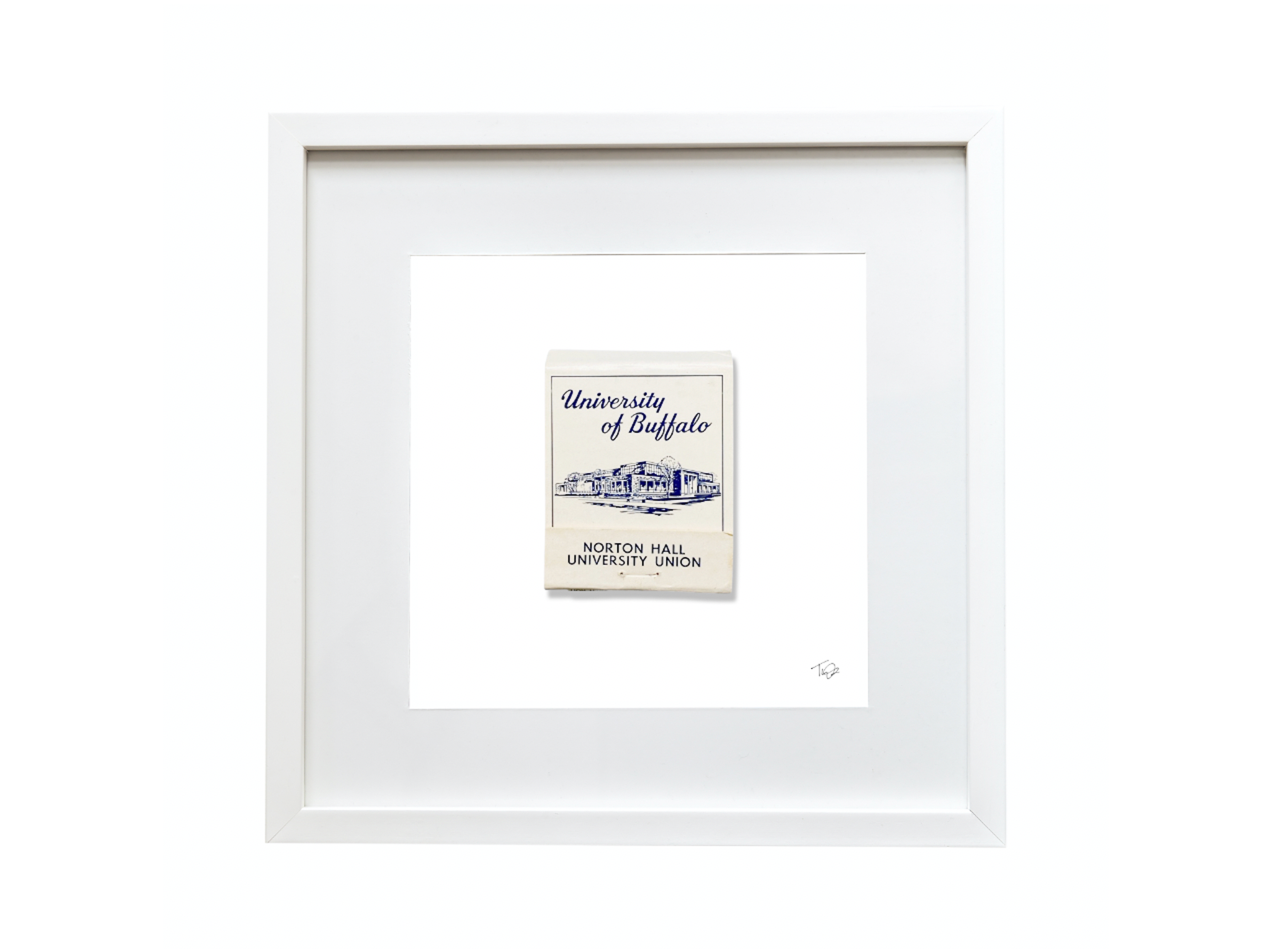 University of Buffalo Matchbook Print