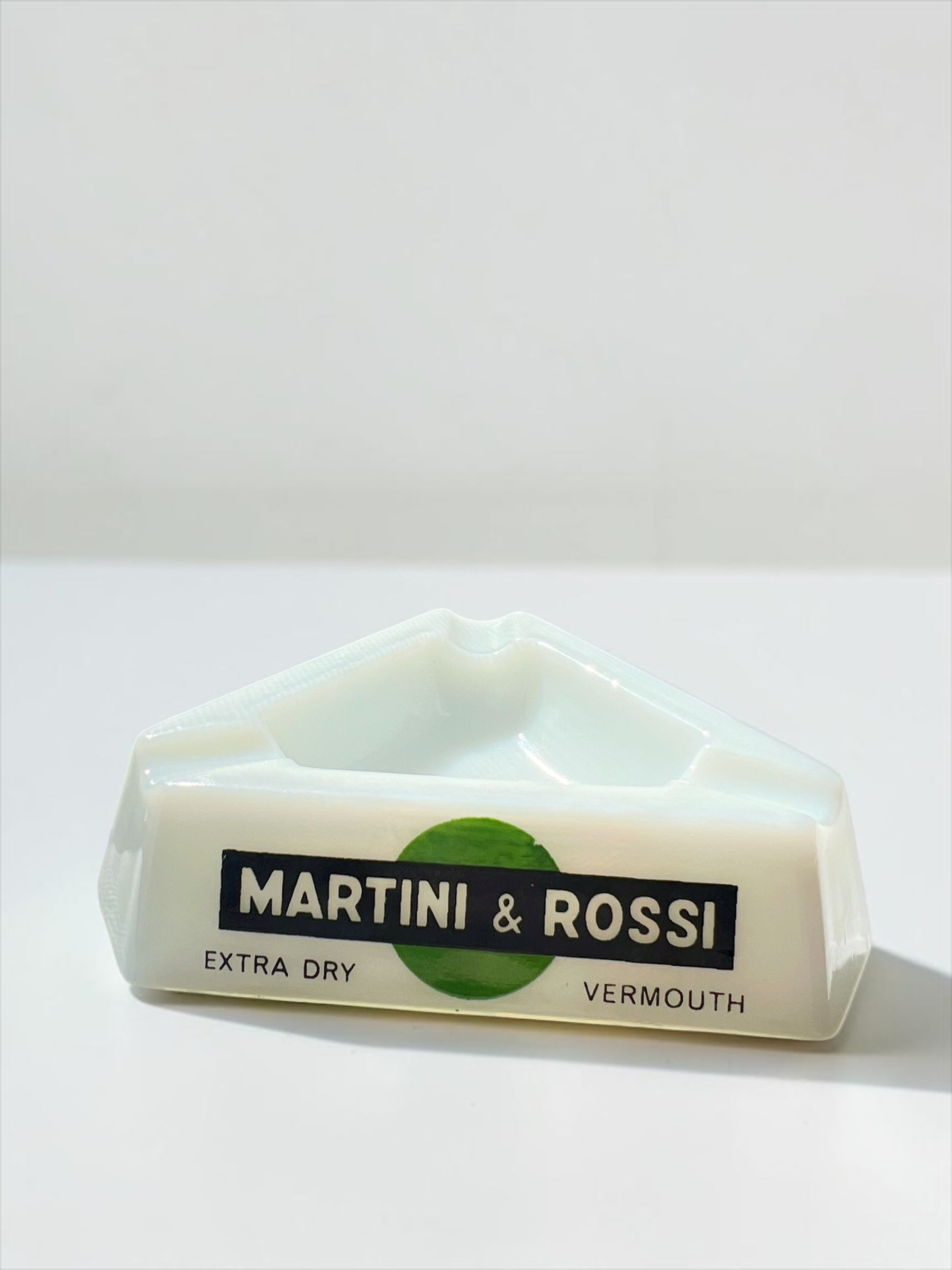 Vintage Opalex Martini & Rossi Ashtray