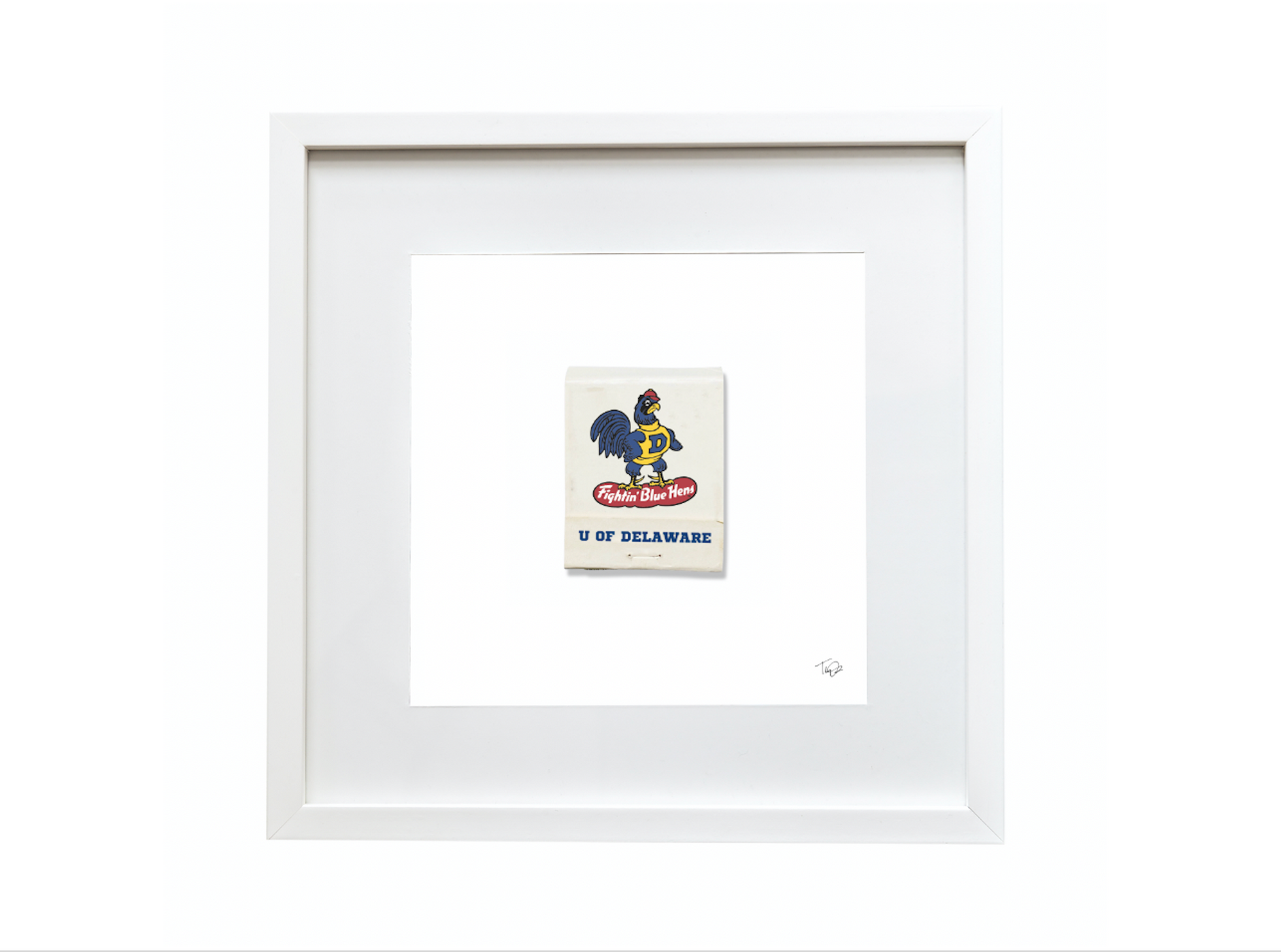 University of Delaware Matchbook Print