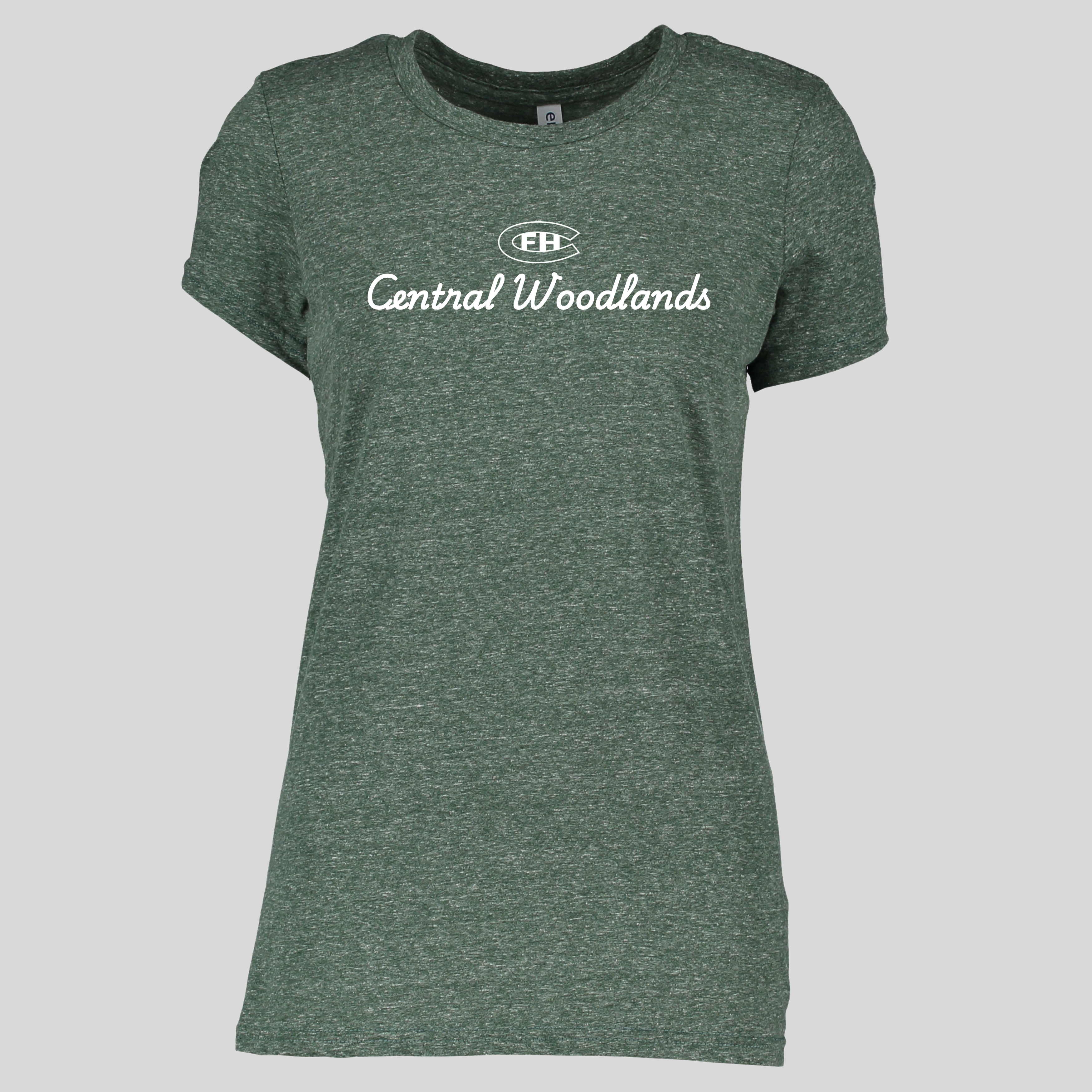 Central Woodlands Ladies Mélange Crew Neck Tee