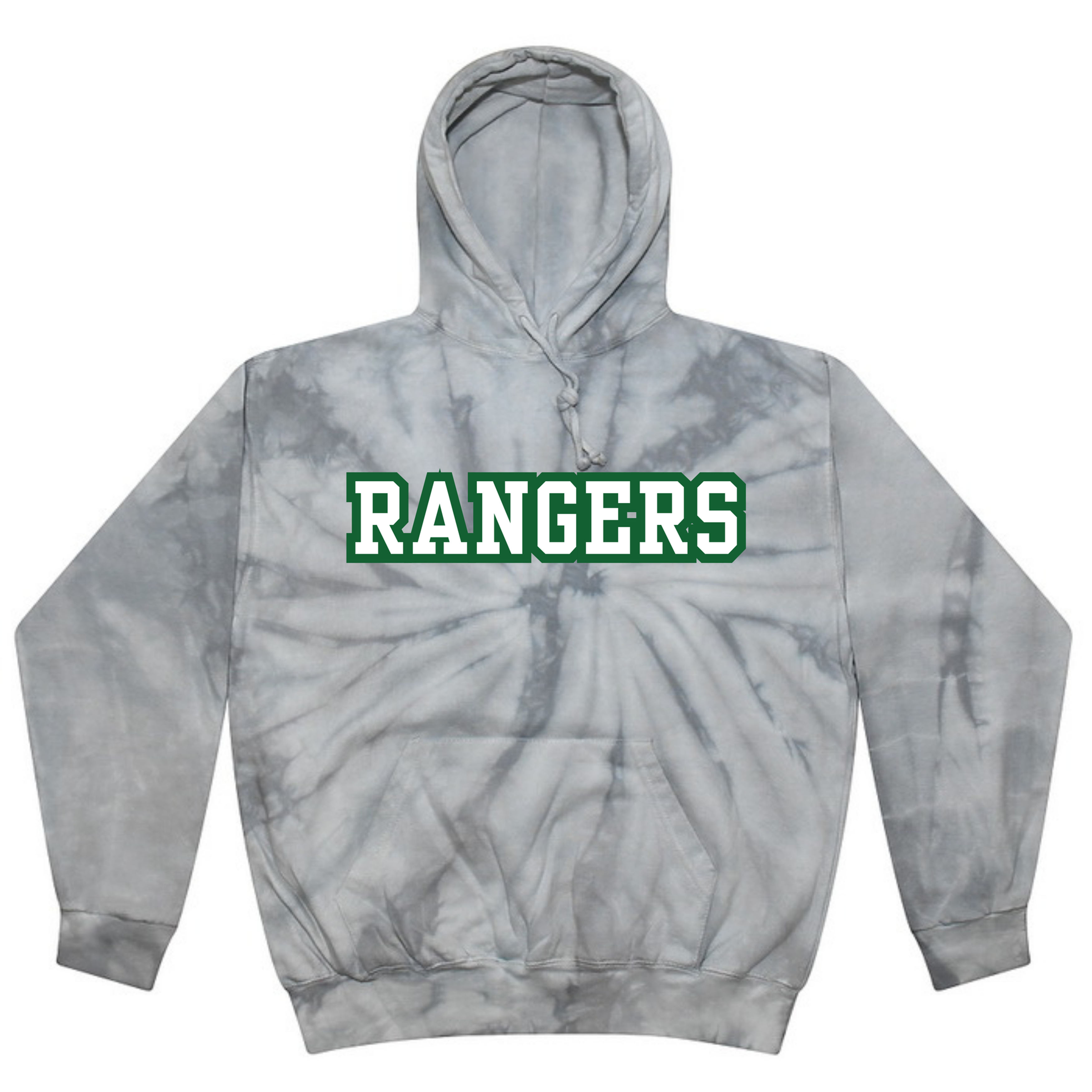 Rangers Silver Tie Dye Hoodie
