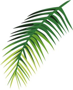 Tropisches Blatt